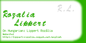 rozalia lippert business card