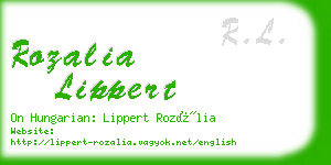 rozalia lippert business card